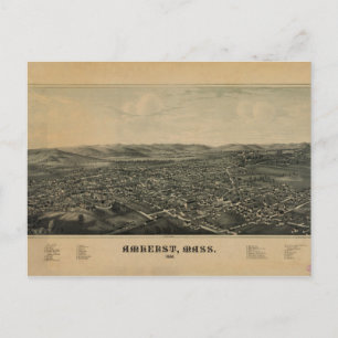 Carte Postale Amherst, Massachusetts (1886)
