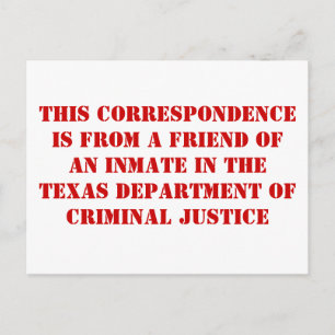 Carte Postale ami TDCJ