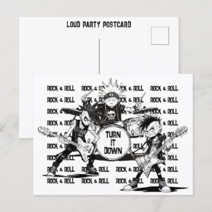 Carte Postale Amical Voisin Bruit Excessif Réduire le message