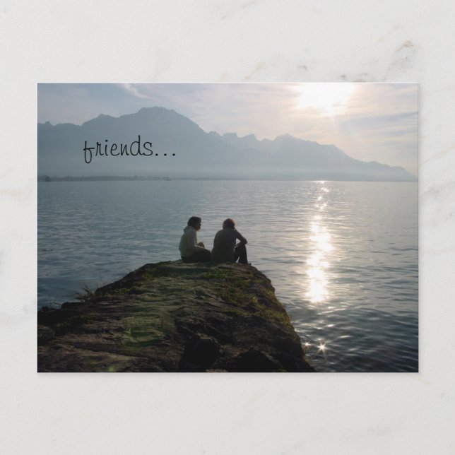 Carte Postale amis... (Devant)