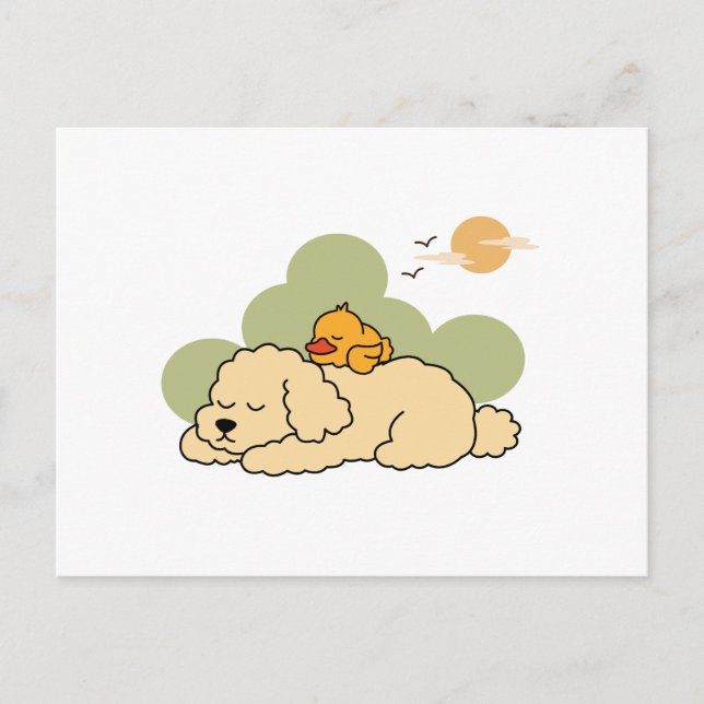 Carte Postale Amis de sieste (Devant)
