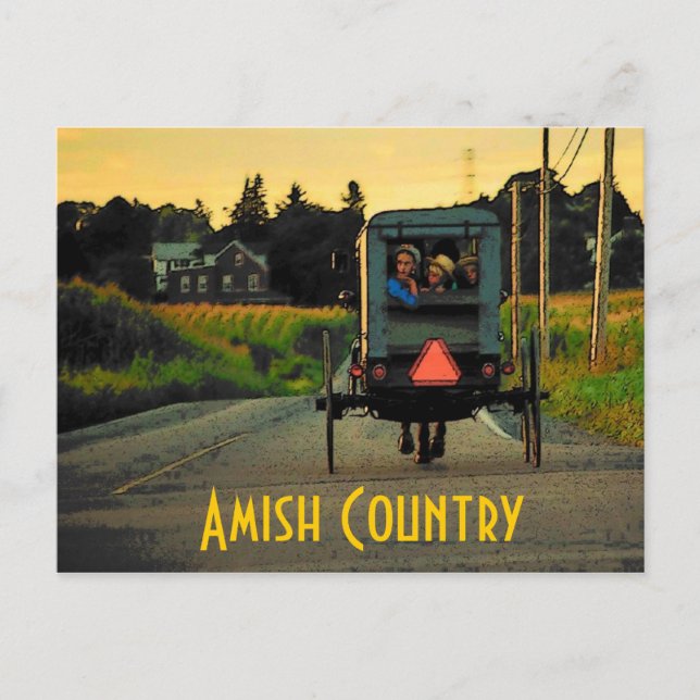 Carte postale Amish Country (Devant)