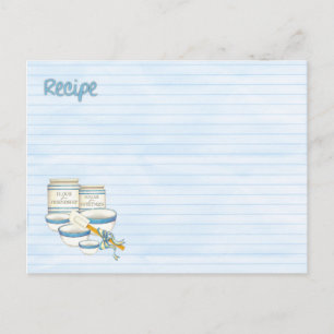 Carte Postale amitié de recettes