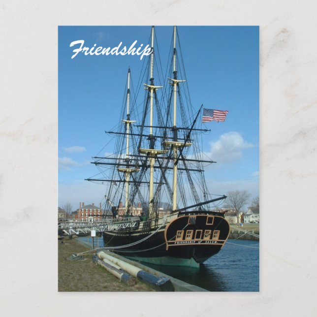 Carte Postale Amitié de Salem (Devant)