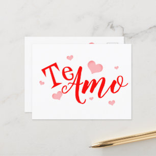 Carte postale - AMO de Te