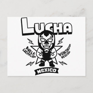 CARTE POSTALE AMO LA LUCHA LIBRE#5