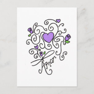 Carte Postale Amor