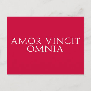 Carte postale Amor Vincit Omnia