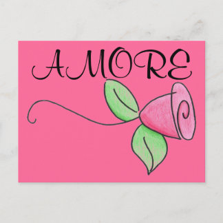 CARTE POSTALE AMORE