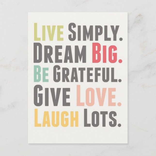 Carte Postale amour (Devant)