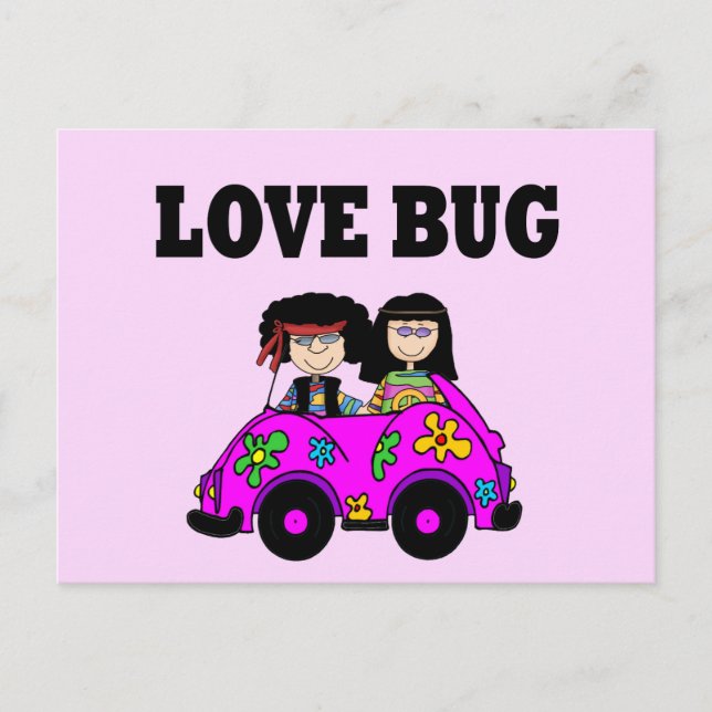 Carte Postale Amour Bug (Devant)