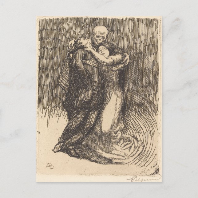 Carte Postale Amour Consacré (par Paul-Albert Besnard) (Devant)