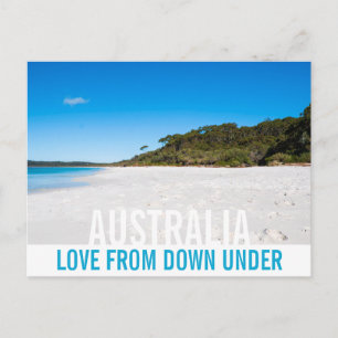 Carte Postale Amour d'Australie Paradis Paysager de Hyams Beach