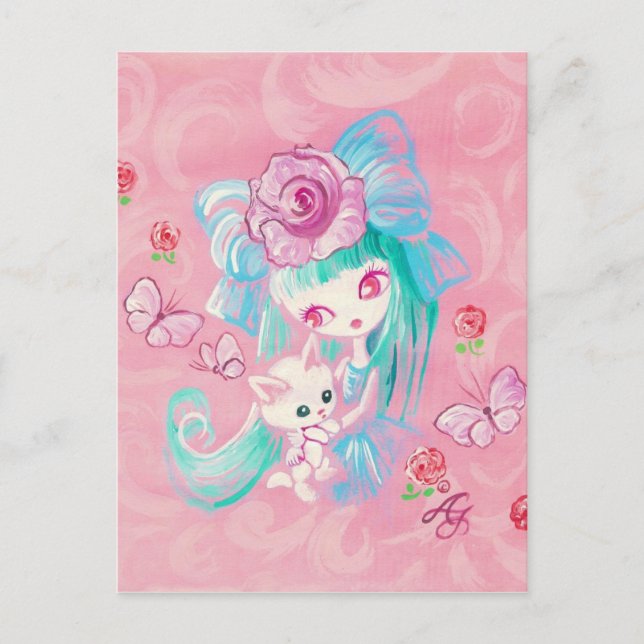 Carte Postale Amour de chaton (Devant)