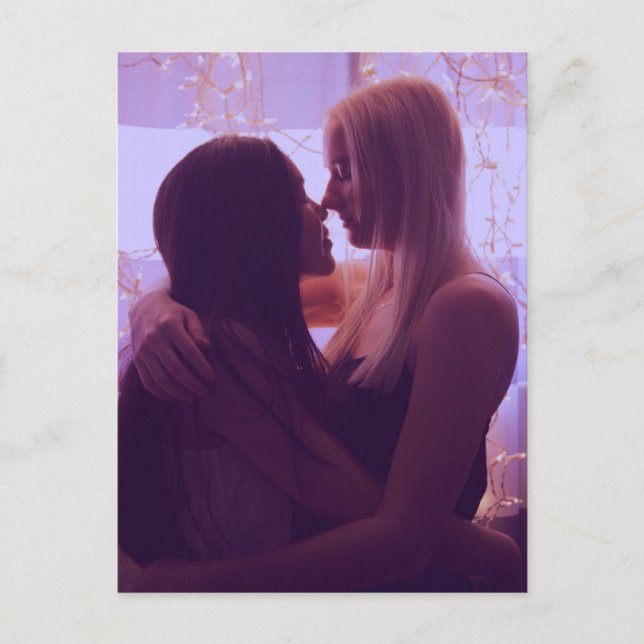 Carte Postale Amour de fille (Devant)