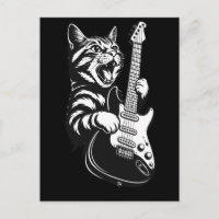 Amour de musique cool | Chat rock jouant de la gui