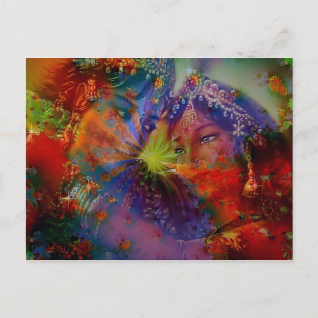 Carte Postale Amour d'un Dieu et déesse (Devant)