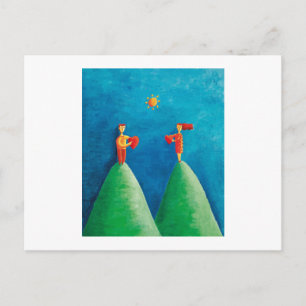 Carte Postale Amour d'une distance