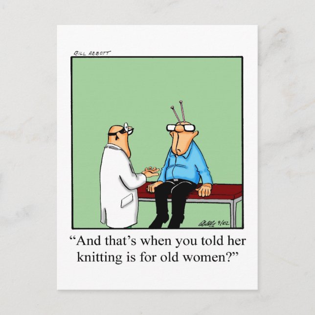 Carte postale Amour et mariage amusant Humour (Devant)