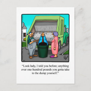Carte postale Amour et mariage amusant Humour