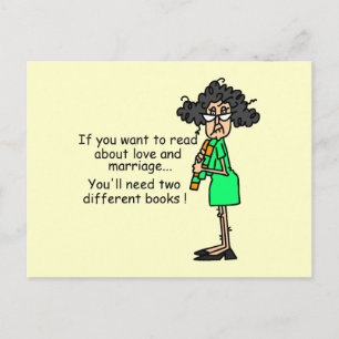 Carte Postale Amour et mariage Humour