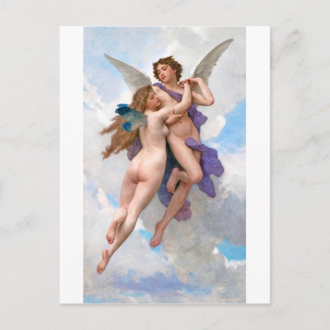 Carte Postale Amour et Psyché, Bouguereau (Devant)