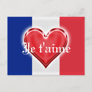 Carte Postale Amour français