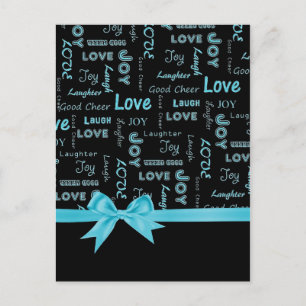 Carte Postale Amour, Joie, Rire, Rire, Bonne Chance