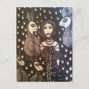 Carte Postale amour lapin