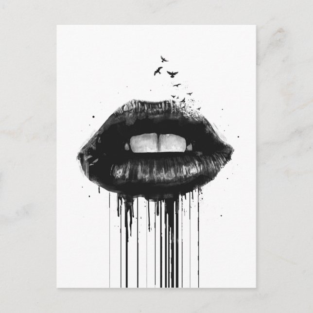 Carte postale amour mort (Devant)