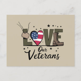 Carte Postale Amour Notre Jour des anciens combattants Fier Jour