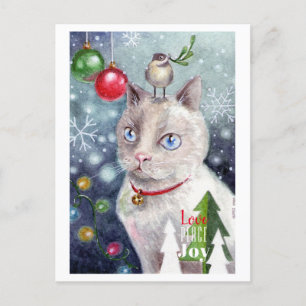 Carte Postale Amour, Paix et Joie