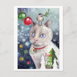 Carte Postale Amour, paix et joie