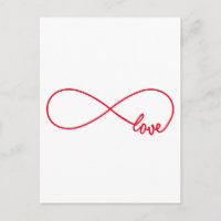Amour pour toujours, signe rouge infini, amour san