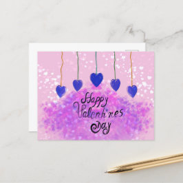 Carte Postale Amour pourpre