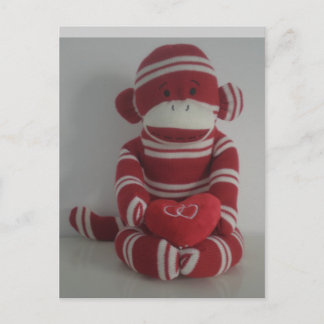 Carte Postale Amour singe