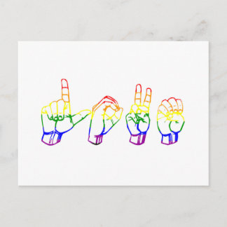 Carte Postale Amour sourd
