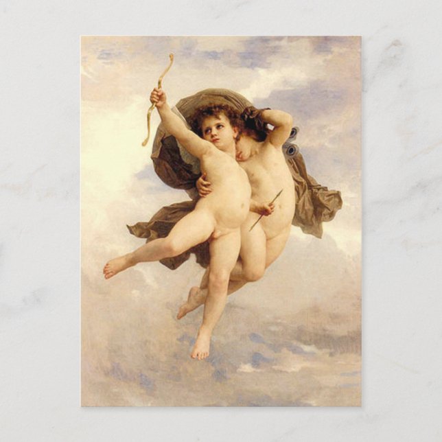 Carte Postale Amour victorieux de Bouguereau (Devant)