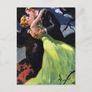 Carte Postale Amour vintage Romance Nouveaux mariés, Changement 