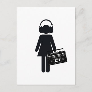 Carte Postale Amoureux de la musique