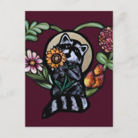 Amoureux de la nature des ratons laveurs art tourn