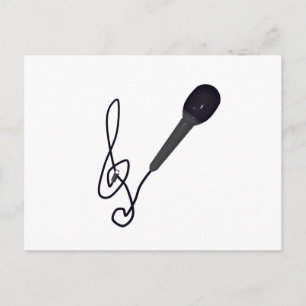 Carte Postale amoureux de musique