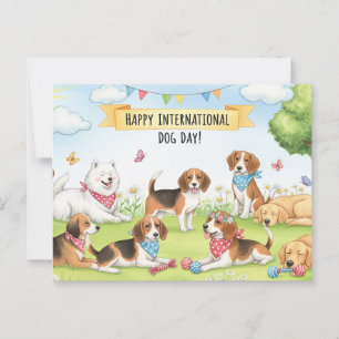 Carte Postale Amoureux des chiens Golden Retriever Papa Dog Dadd