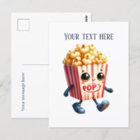 Amoureux du pop-corn amusant ajouter du texte