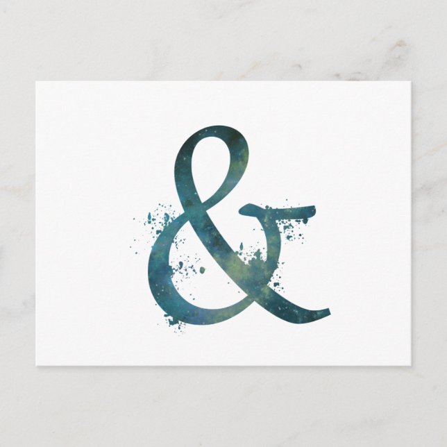 Carte Postale Ampersand (Devant)