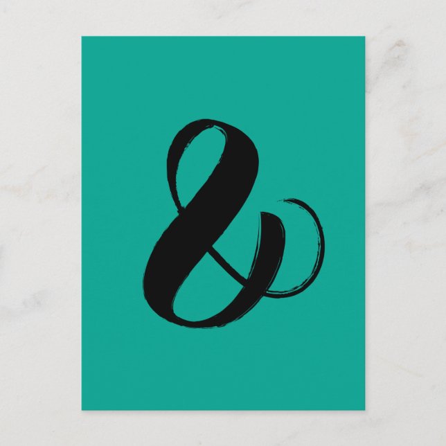 Carte postale Ampersand (Devant)