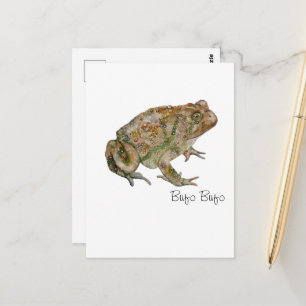 Carte Postale Amphibiens, Reptiles & Insectes Aquarelle