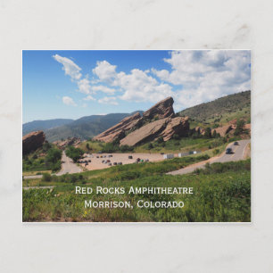 Carte Postale Ampithéâtre de roches rouges à Morrison Colorado