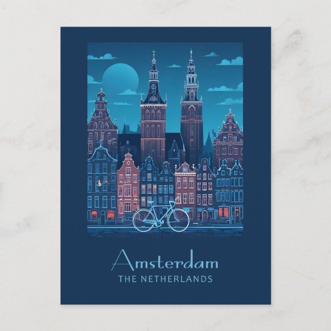 Carte Postale Amsterdam (Devant)