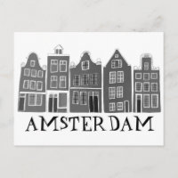 Amsterdam Holland Canal Maisons Voyage mignon